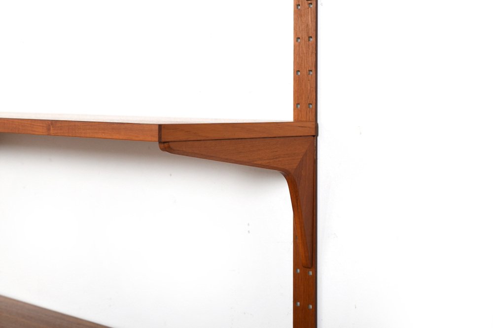 Wall Shelf System in Teak by Thygesen & Sørensen for HG Furniture