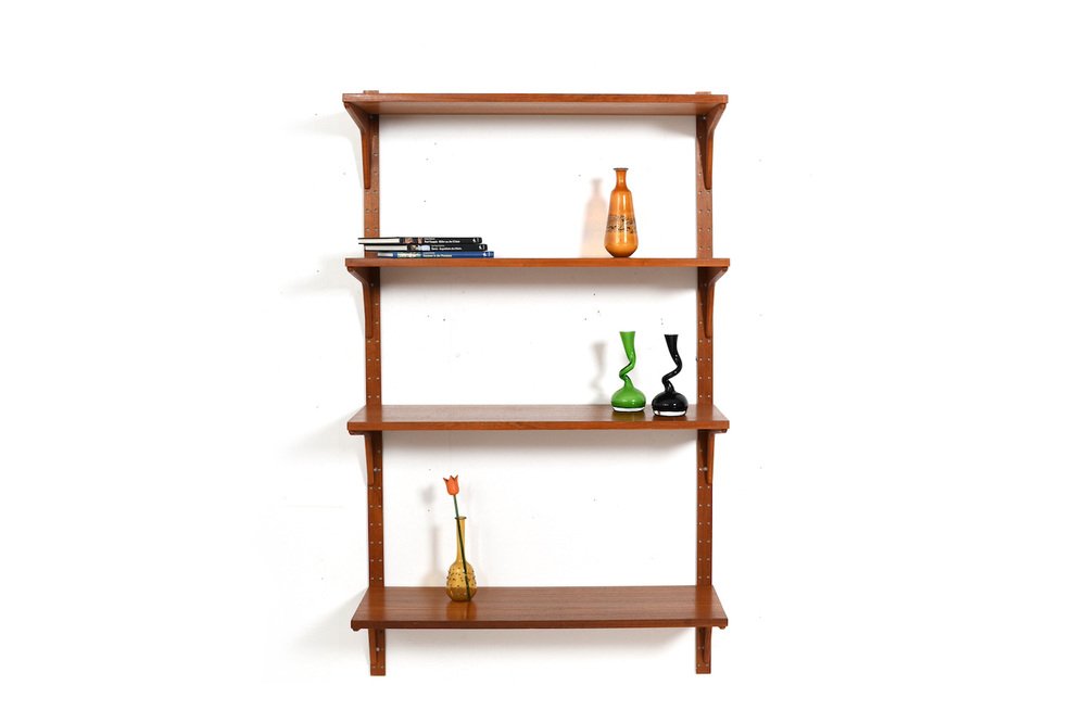 Wall Shelf System in Teak by Thygesen & Sørensen for HG Furniture