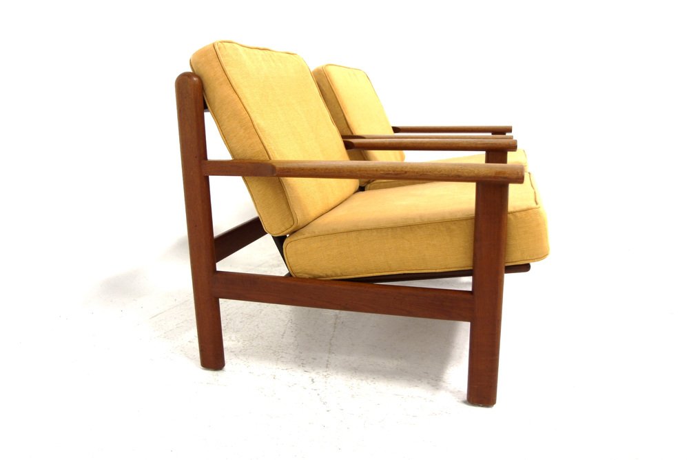 Skandinavische Sessel aus Teak von Poul M. Volther für Gemla Möbler