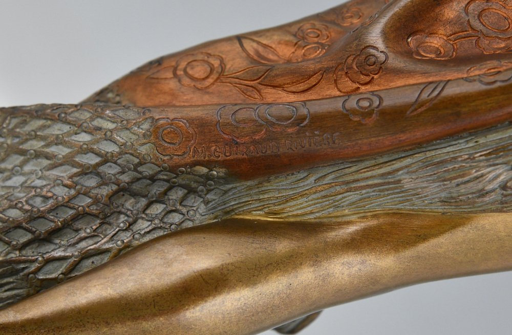 Maurice Guiraud Rivière, Spanische Art Deco Tänzerin, 1925, Bronze bei ...