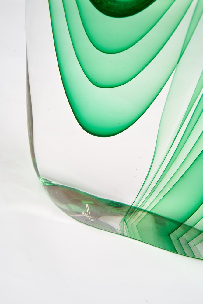 Glasvogel Skulptur - Handpoliert, Farbig Für Wohnzimmer Deko