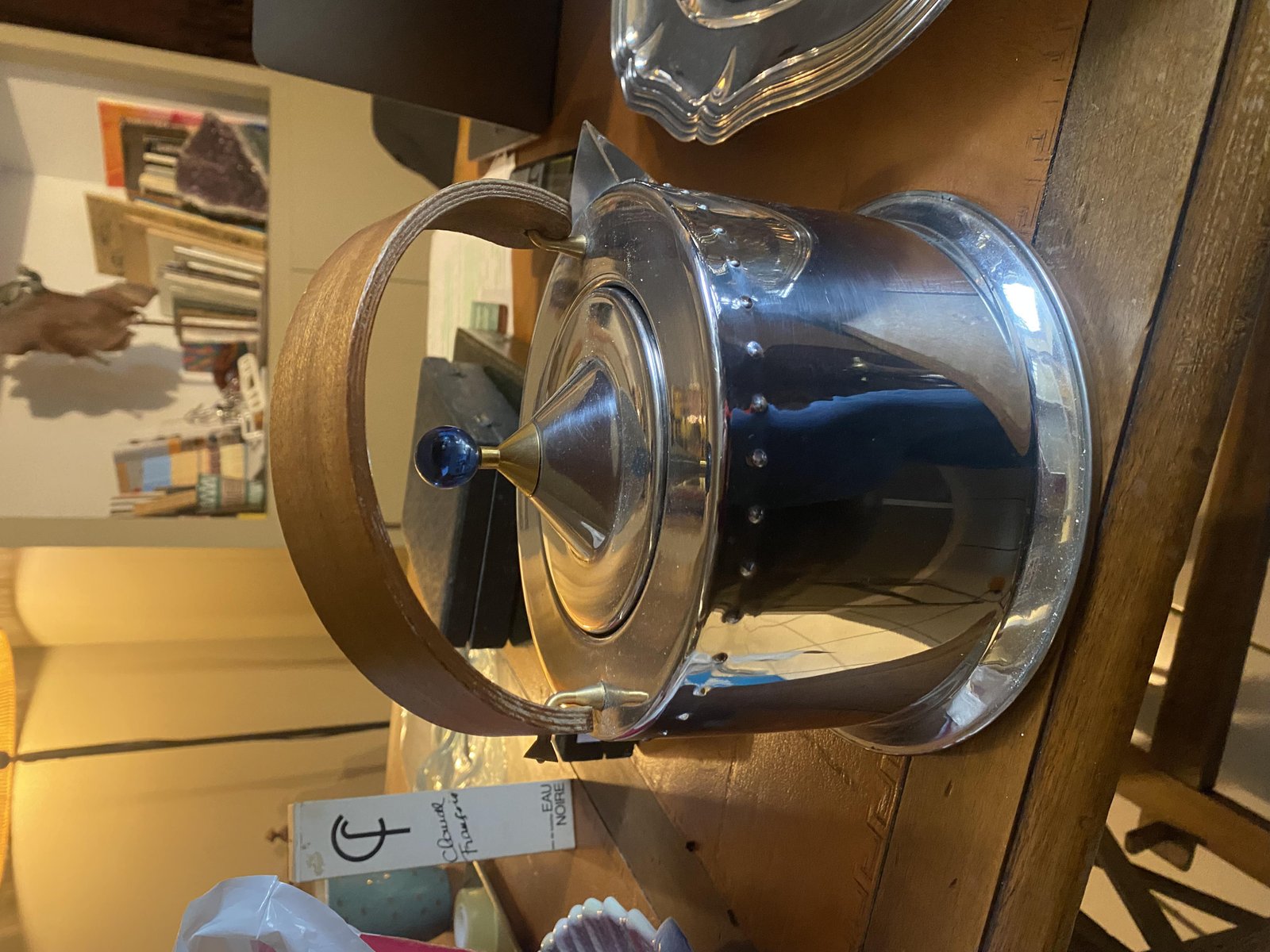 Vintage Stainless Steel Teapot by C. Jörgensen for Bodum, 1980s for