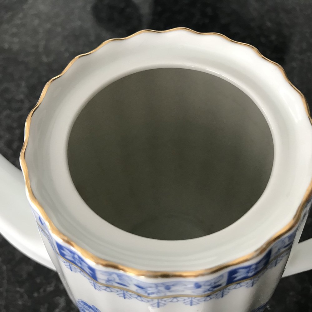 Grand Pichet Manufacture Royal Limoges Porcelaine Blanche - 19x20cm