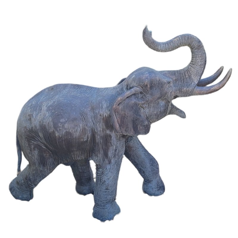 Life Size Elephant Sculpture, 1980s, Bronze for sale at Pamono