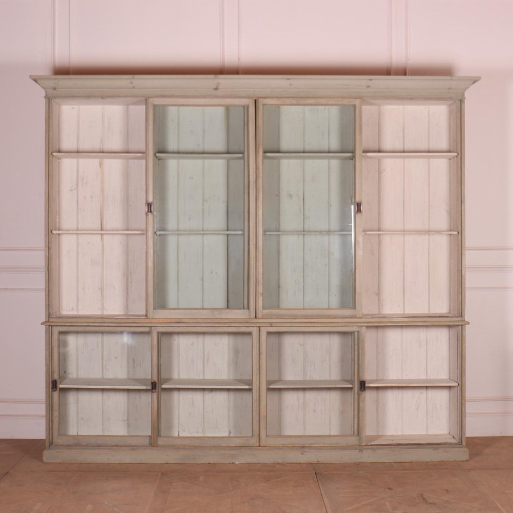English Painted Glazed Bookcase for sale at Pamono