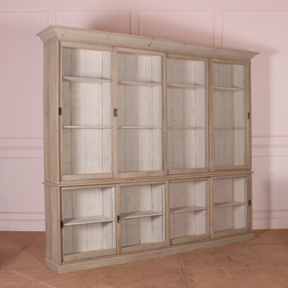 English Painted Glazed Bookcase for sale at Pamono