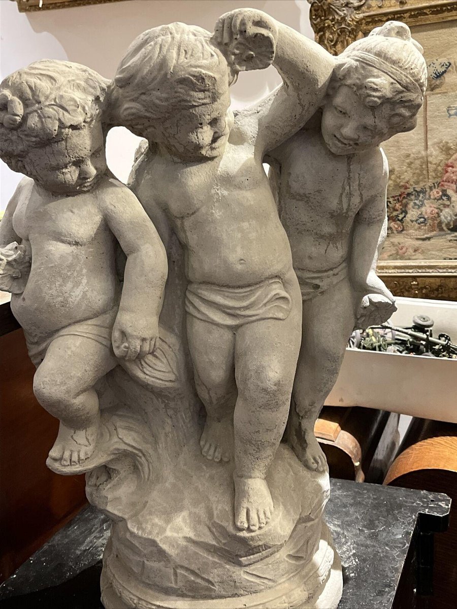 Large Garden Stone Statue for sale at Pamono