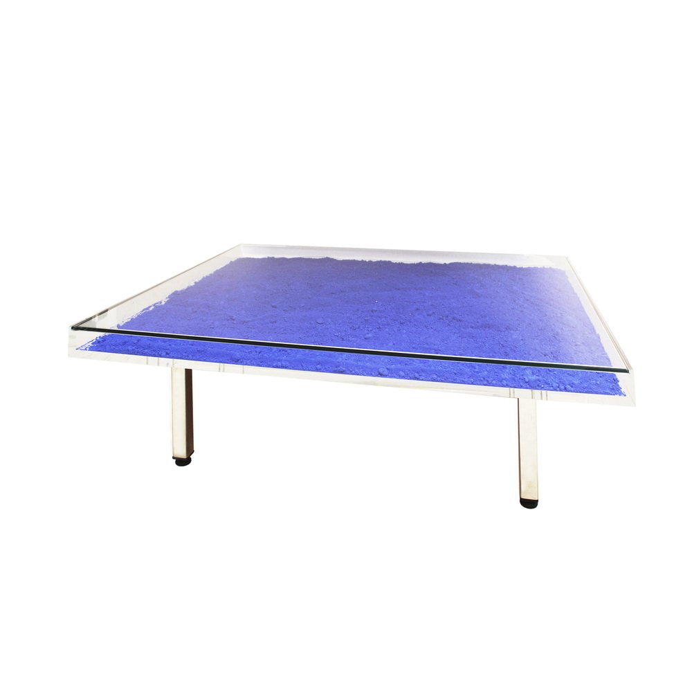 Blue Coffee Table by Yves Klein for sale at Pamono
