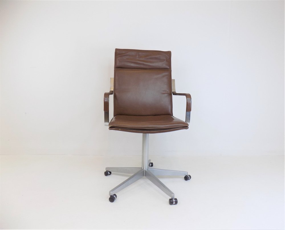 Leather Office Chair by Rudolf Glatzel from Walter Knoll / Wilhelm