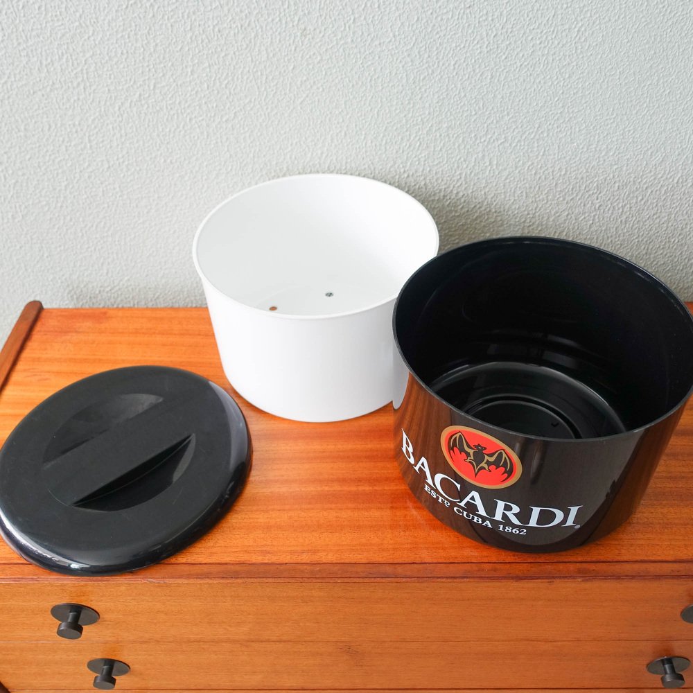Large Vintage Bacardi Ice Bucket, 1990s for sale at Pamono