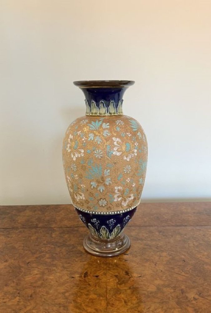 Antique Victorian Doulton Vase, 1880 for sale at Pamono