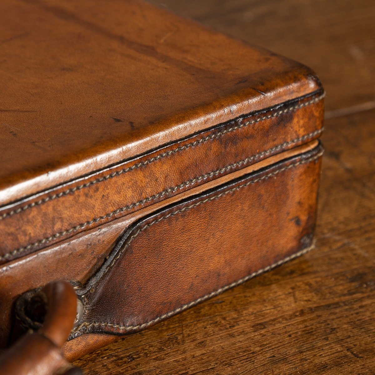 Vintage American Leather Briefcase by Hartmann, 1920 for sale at Pamono