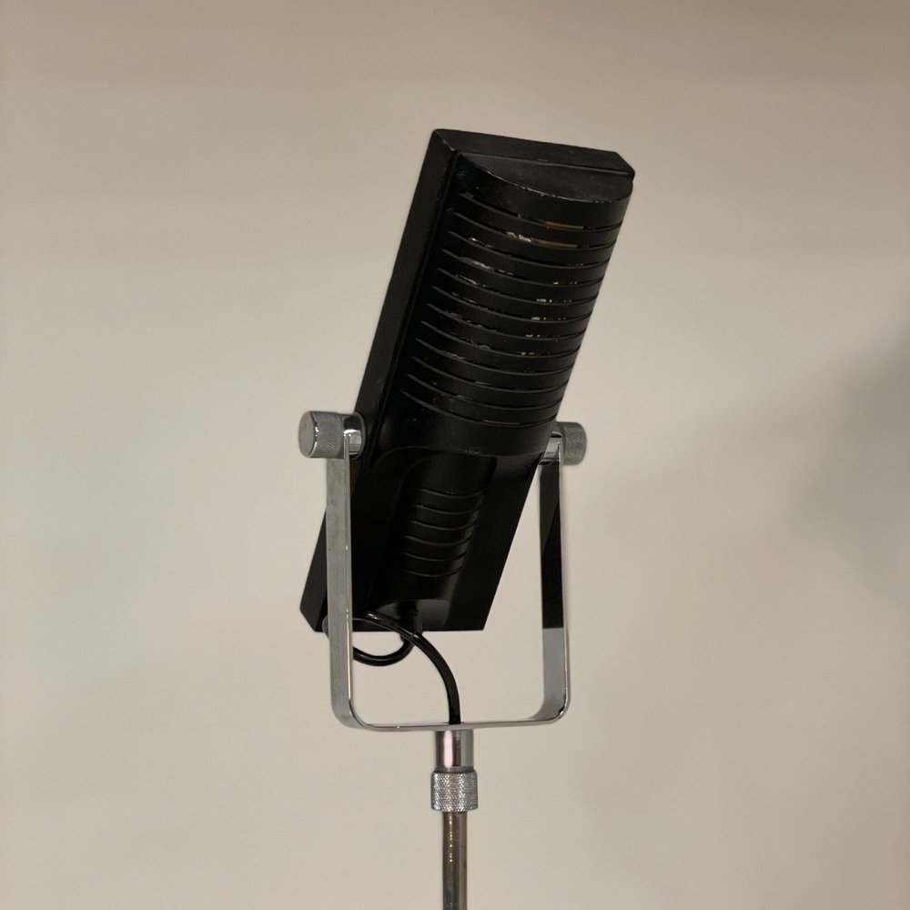 Italian Microphone Shaped Floor Lamp, 1980s for sale at Pamono