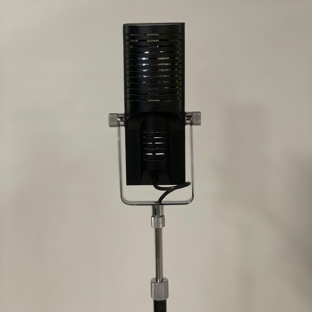Italian Microphone Shaped Floor Lamp, 1980s for sale at Pamono