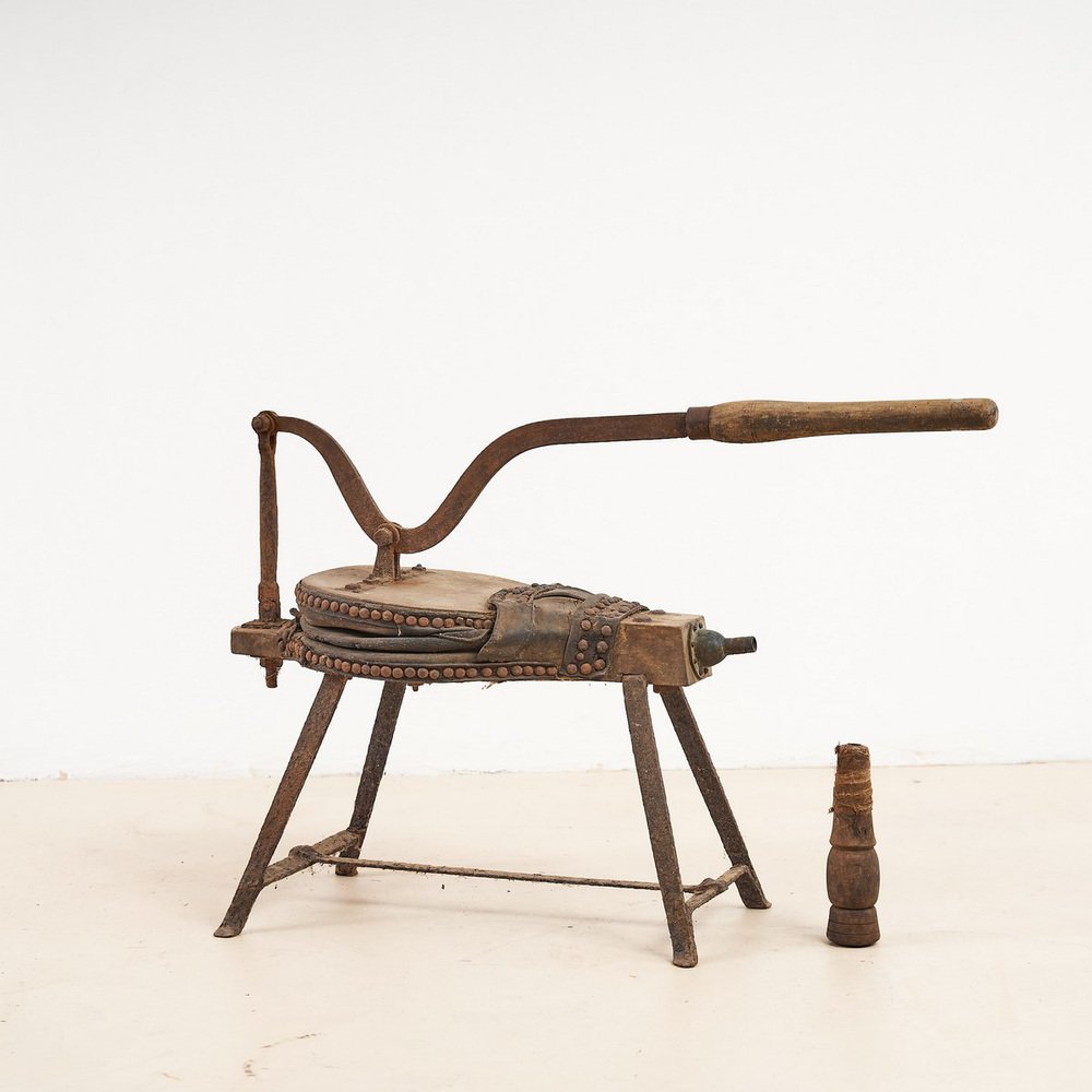 Large Antique Rustic Bellows for sale at Pamono