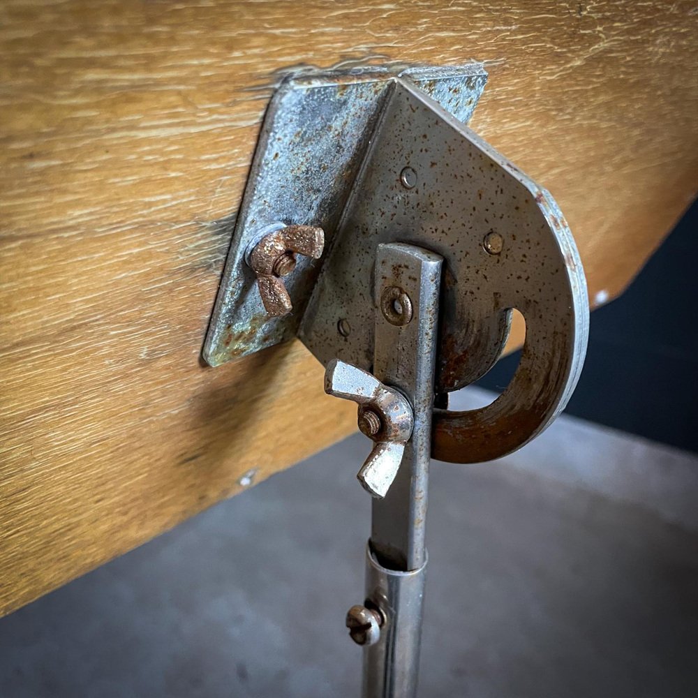 Vintage Adjustable Wooden Sheet Music Stand for sale at Pamono