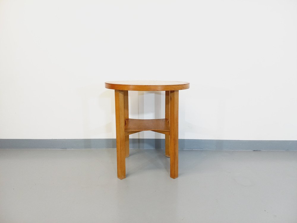 Vintage Side Table in Light Wood, 1960s for sale at Pamono