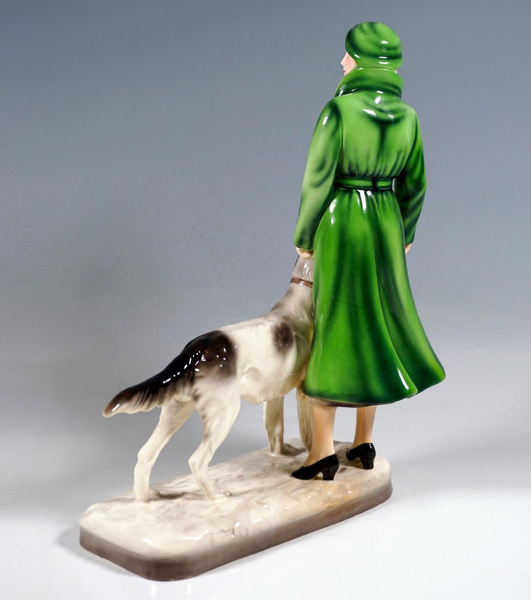 Art Deco Lady Figurine by Stephan Dakon, 1933 for sale at Pamono