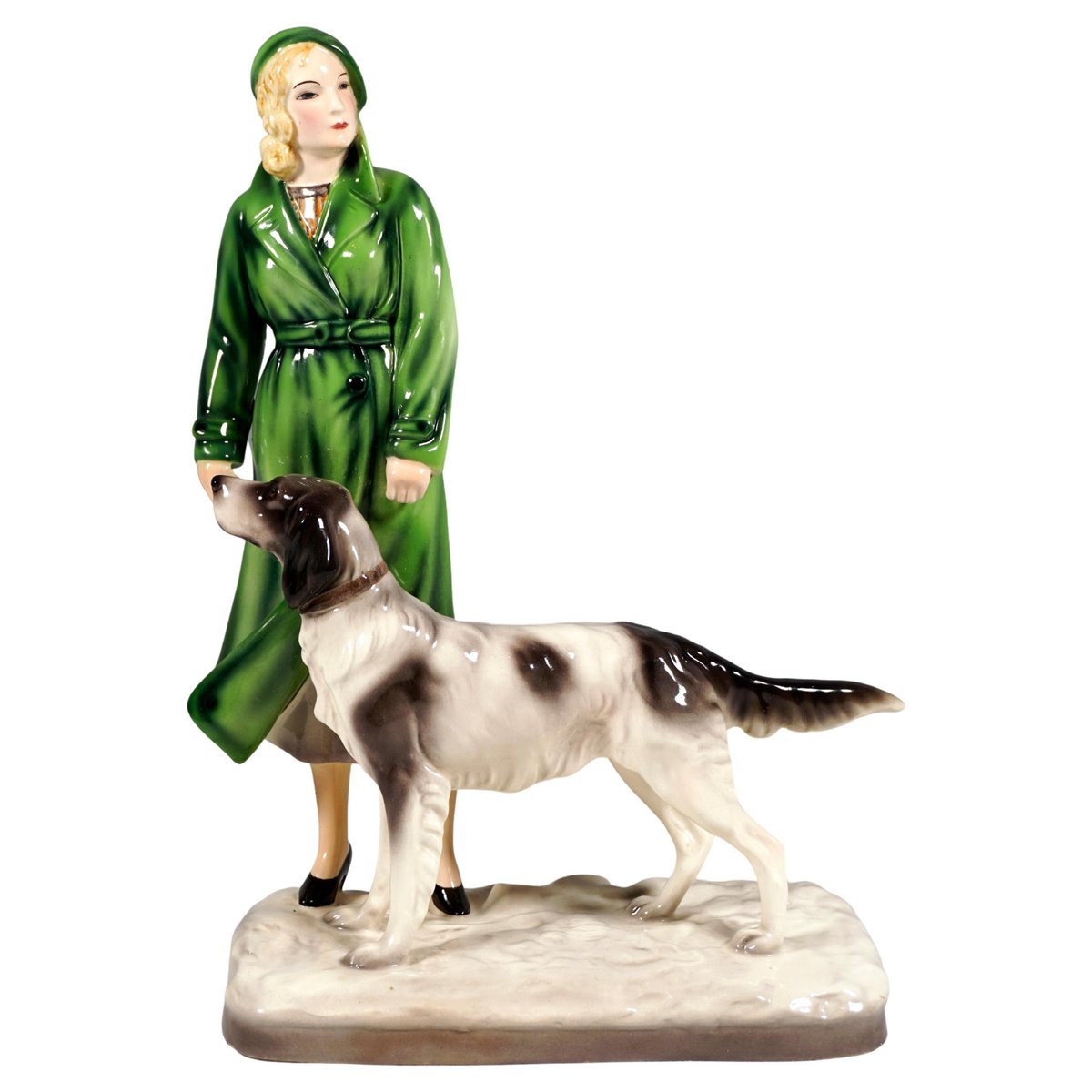 Art Deco Lady Figurine by Stephan Dakon, 1933 for sale at Pamono