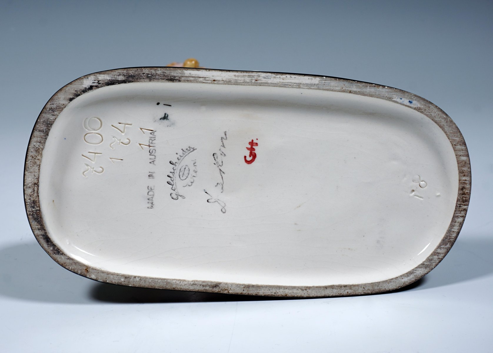 Art Deco Girl with Scooter Figurine by Dakon, 1930s for sale at Pamono