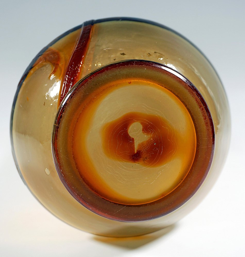 Large Art Nouveau Cameo Helianthe Vase from Emile Gallé, Nancy, France