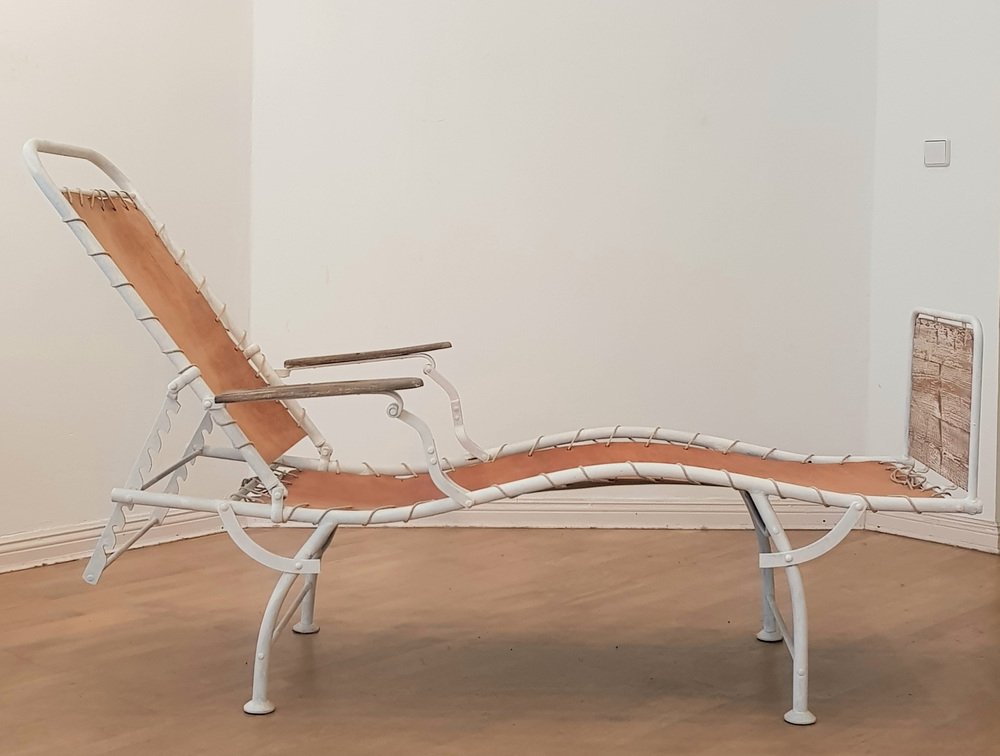 Adjustable Chaise Lounge, 1920s for sale at Pamono