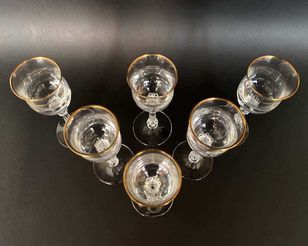 4x Vintage Metall Schnapsgläser 20 Ml – Geprägt Blumenmuster, Zinklegierung, Bronzefarben