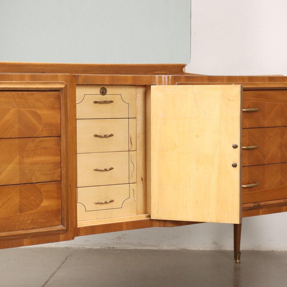 MidCentury Dressing Table with Mirror for sale at Pamono