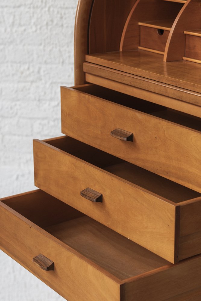 RollTop in Cherry Wood, 1980s for sale at Pamono