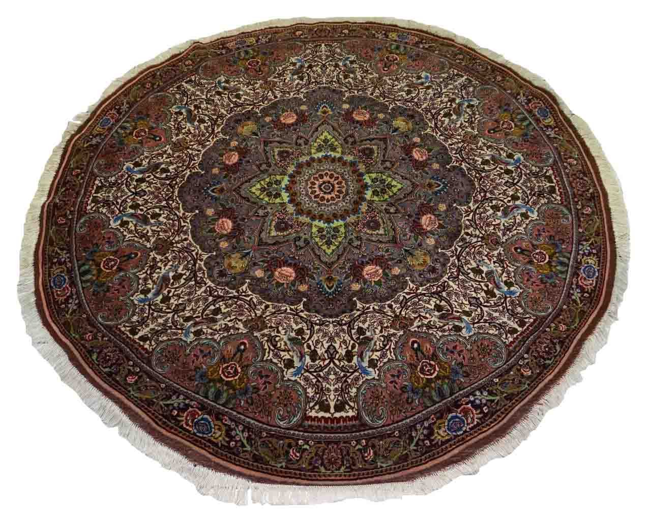 Vintage Middle Eastern Tabriz Rug, 1970s for sale at Pamono