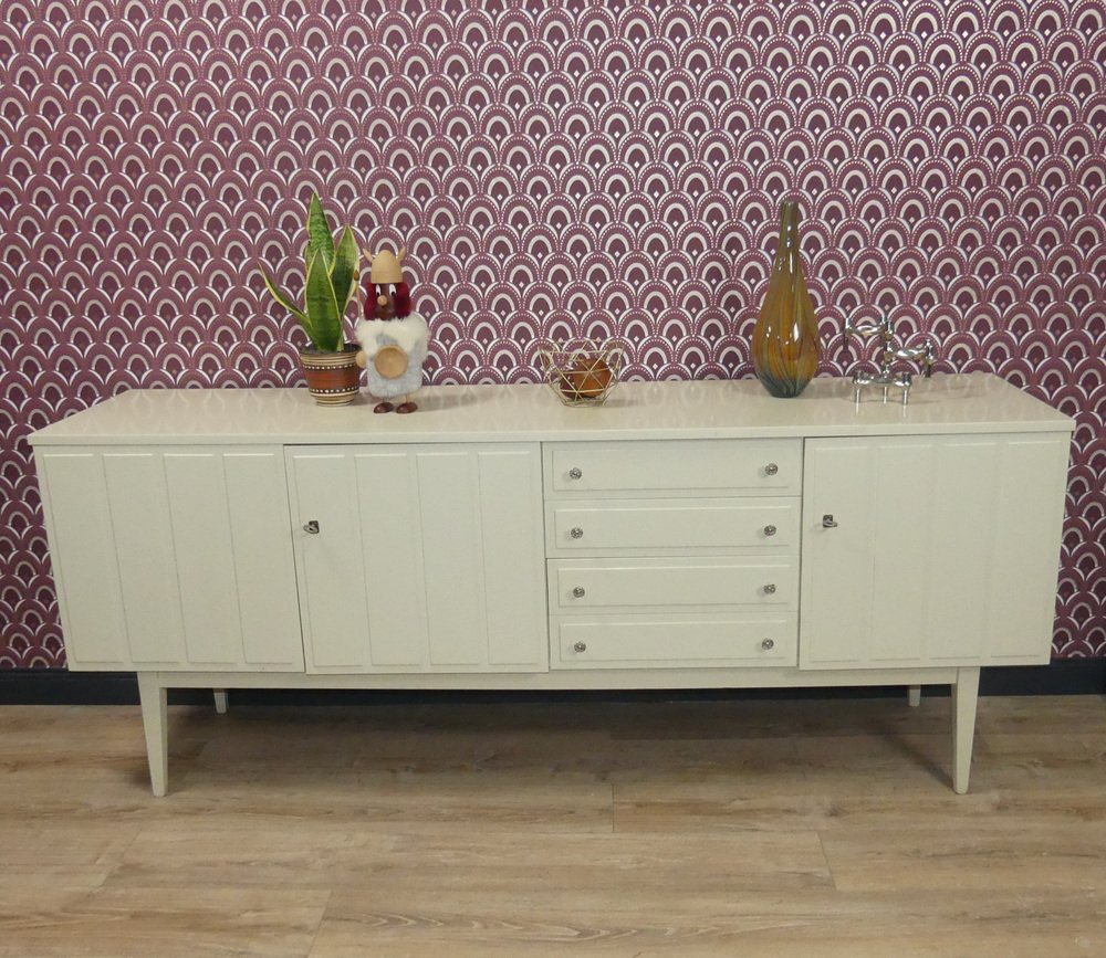 Large Cream Sideboard, 1970s for sale at Pamono