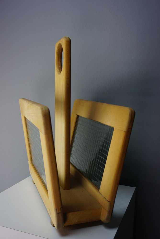 Portariviste in Legno di Design da Terra Decorato Moderno