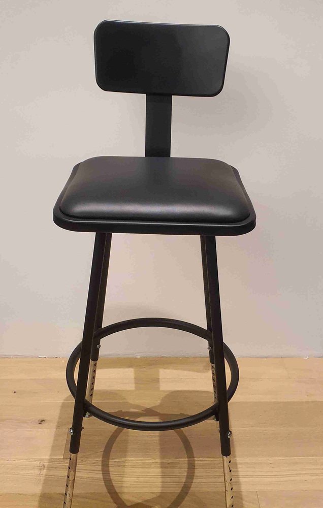 Adjustable Bar Stools, Set of 3 for sale at Pamono