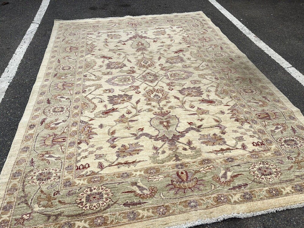 Country House Rug with Floral Pattern for sale at Pamono