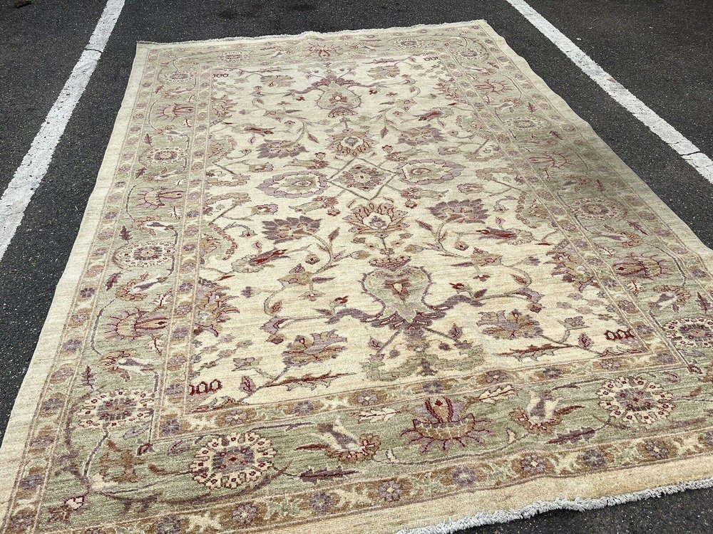Country House Rug with Floral Pattern for sale at Pamono