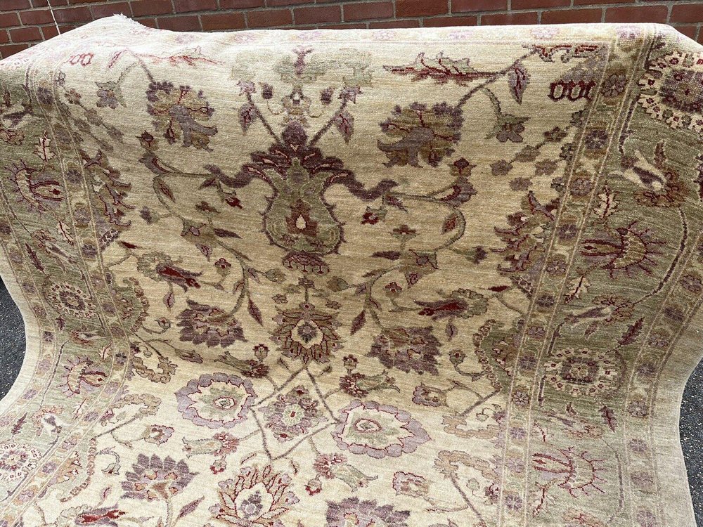 Country House Rug with Floral Pattern for sale at Pamono