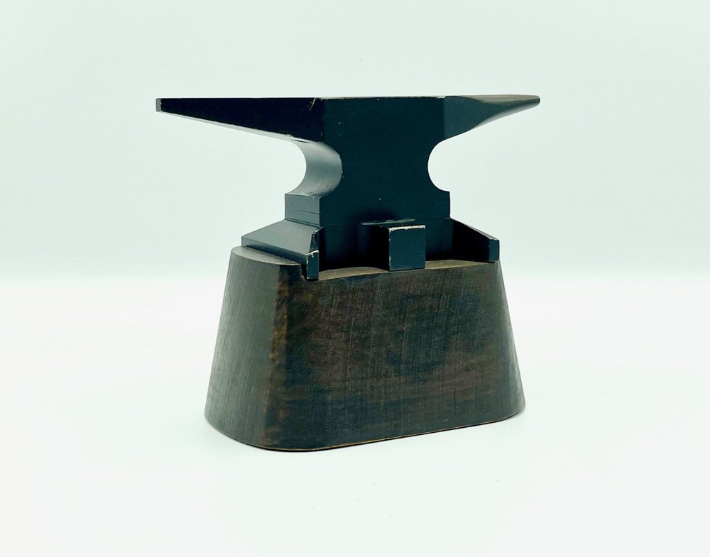 Mid-Century Bronze Jewelry Anvil Paperweight Sculpture, 1950s for sale ...