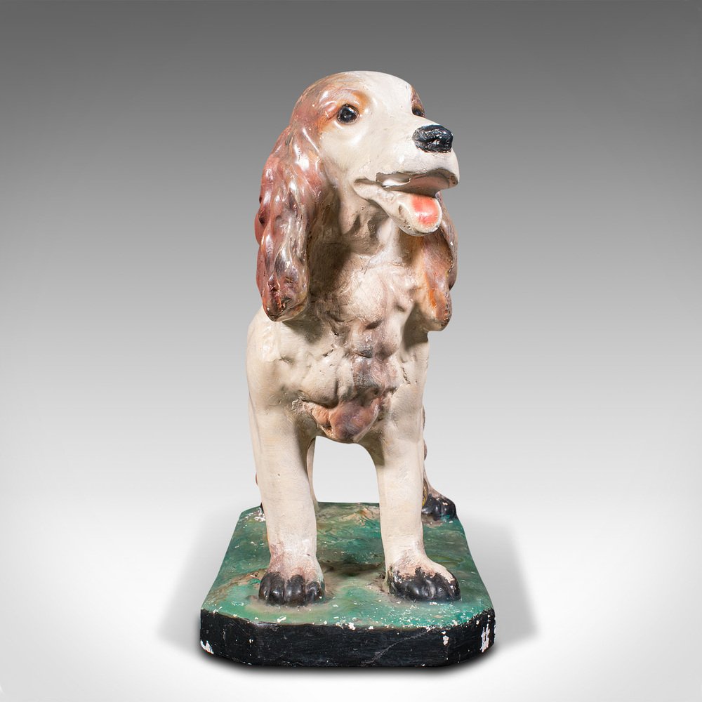 Large Edwardian English Cocker Spaniel Figure, 1910s for sale at Pamono