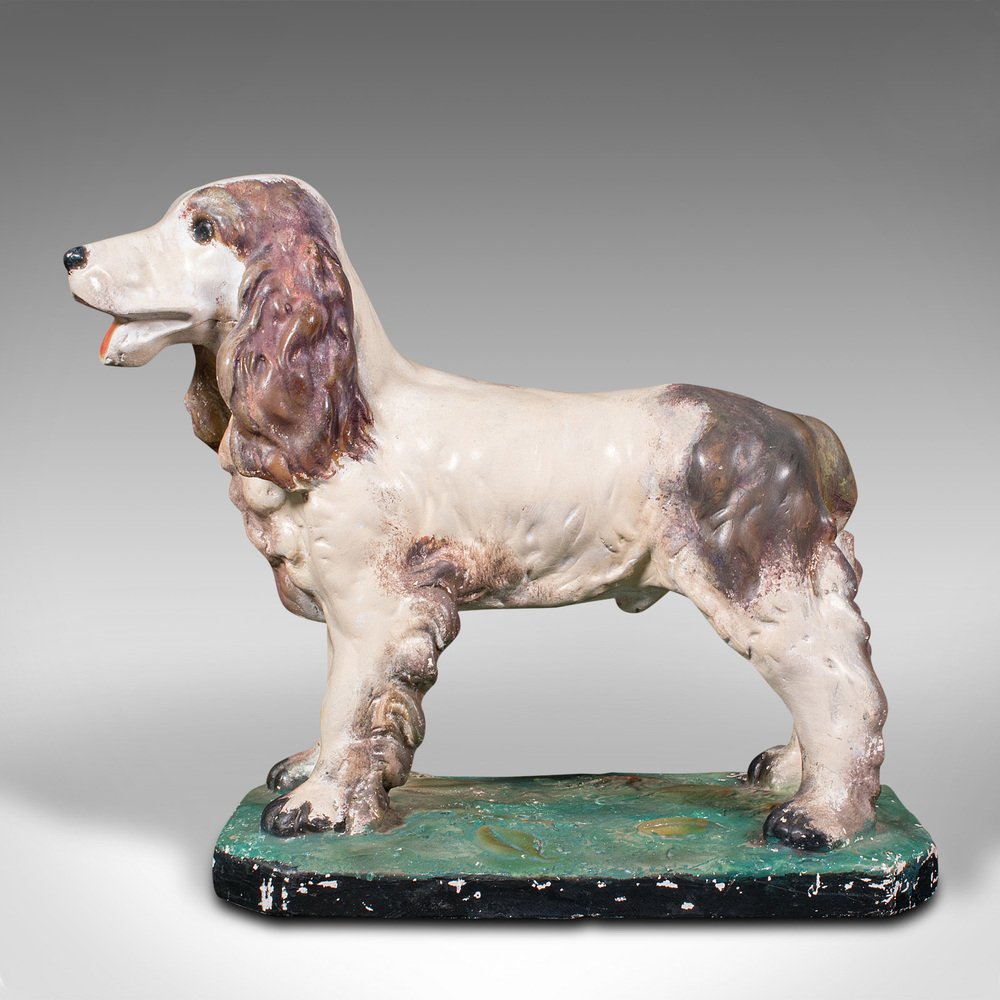 Large Edwardian English Cocker Spaniel Figure, 1910s for sale at Pamono