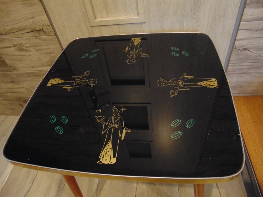 Vintage Japanese Coffee Table, 1960s for sale at Pamono