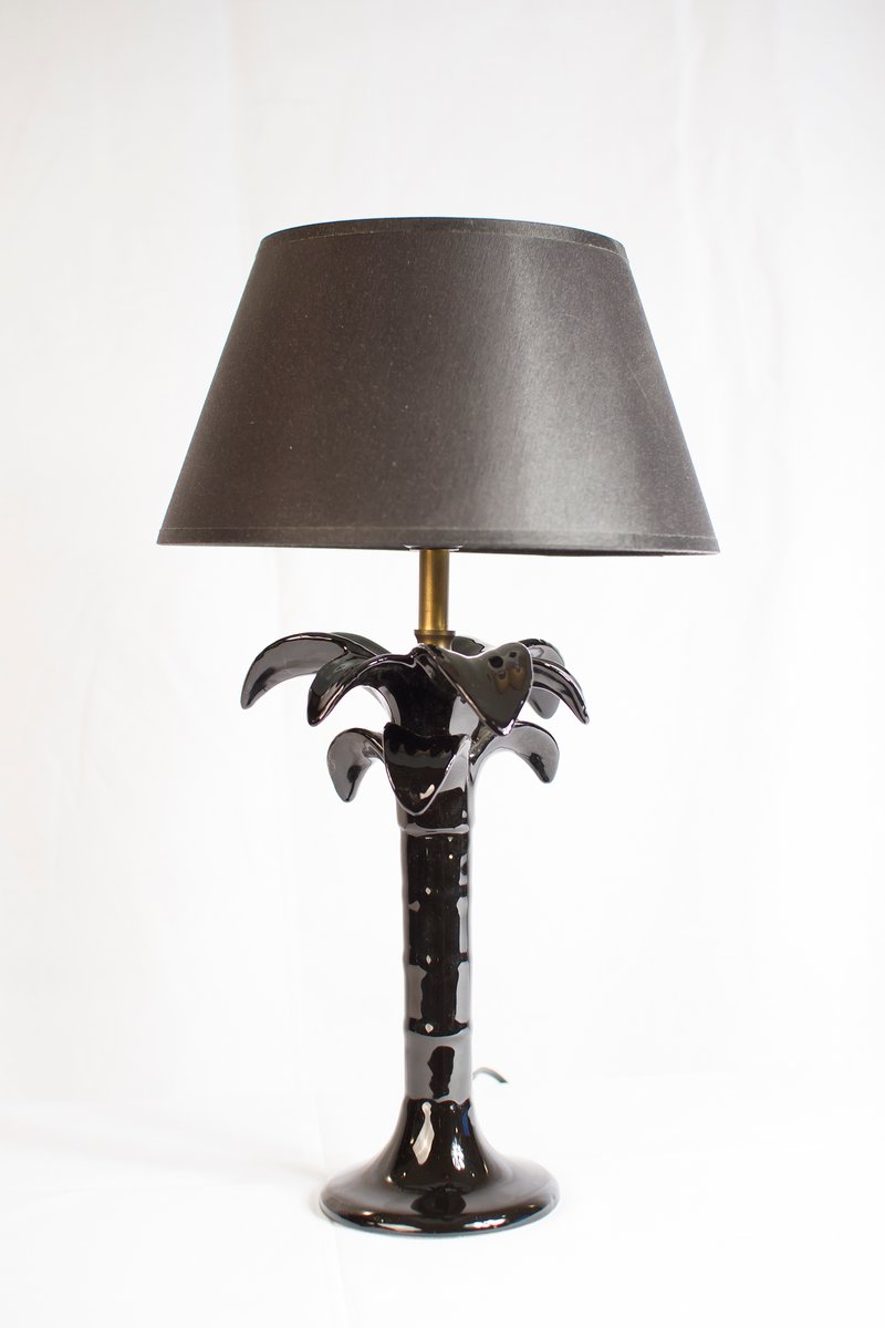 Vintage Ceramic Palm Tree Table Lamp For At Pamono Vintage Ceramic Palm Tree Table Lamp