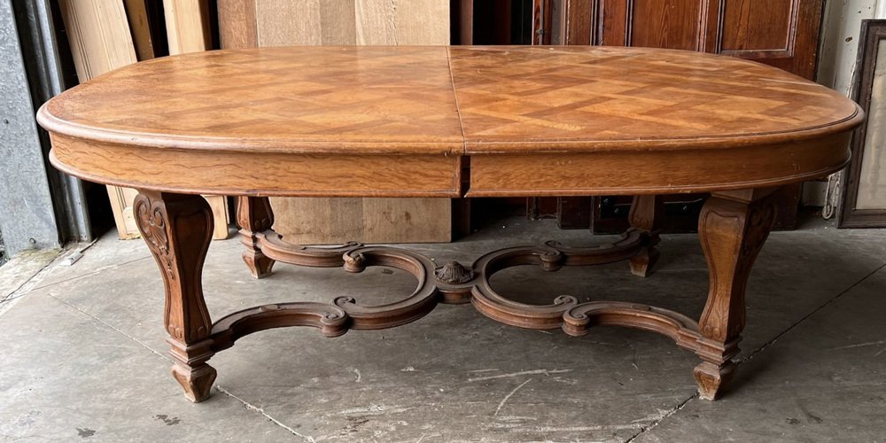 Large Antique Dining Table, 1875 for sale at Pamono