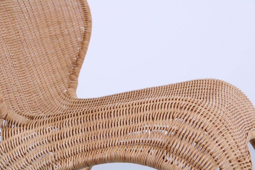 Postmodern Wicker Rattan Chair from Ikea, 1990s for sale at Pamono