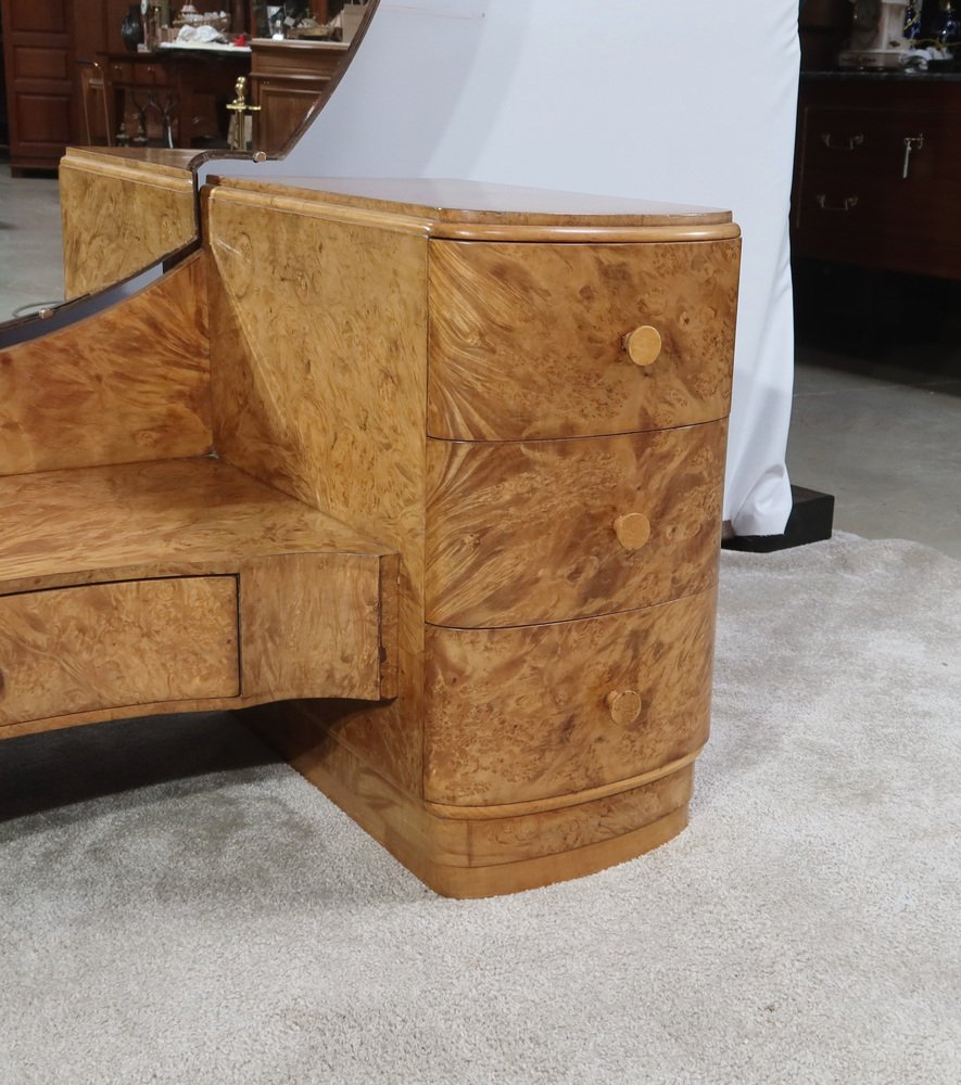 Art Deco Dressing Table in Wood for sale at Pamono