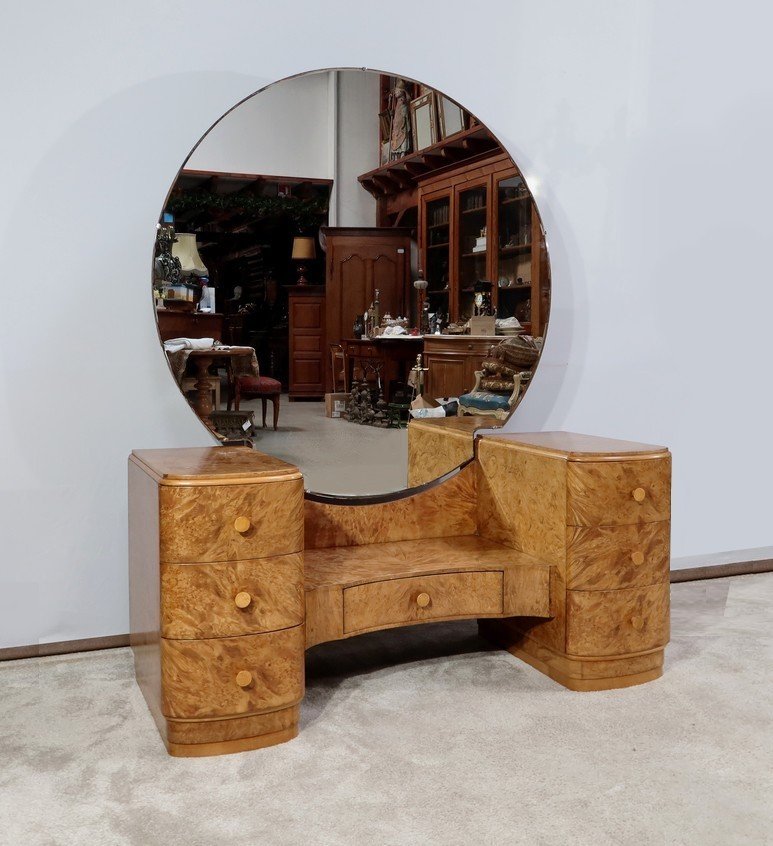 Art Deco Dressing Table in Wood for sale at Pamono