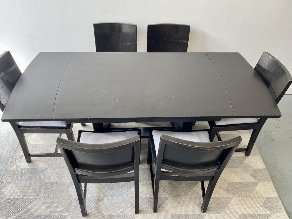 Art Deco Extending Dining Table for sale at Pamono