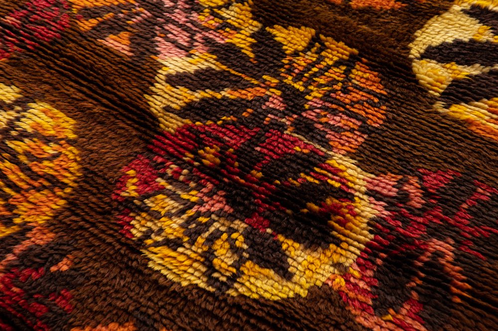 Corn Pile Rug 20th Century Modern Long Pile Rug, 1970s for sale at Pamono