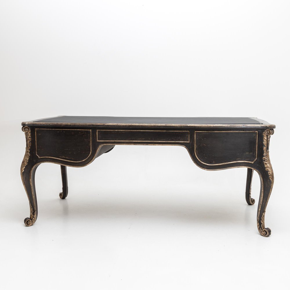 Vintage Baroque Black Desk for sale at Pamono