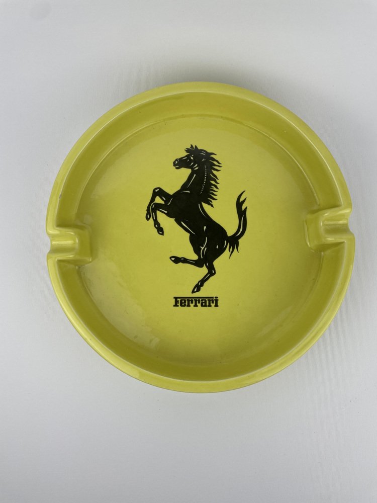 Ricard cendrier XXL bar rond publicitaire jaune vintage