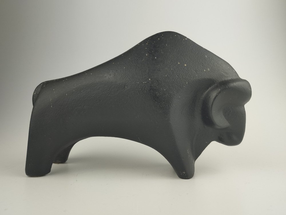 Sculpture of Musk Ox in Cast Iron by Buderus Artificial Casting, 1960 ...
